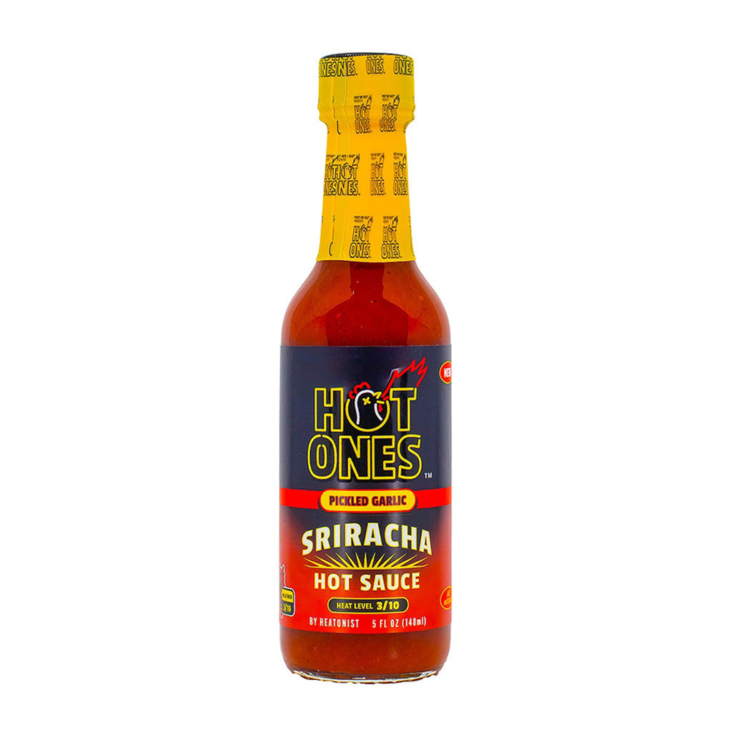 Hot Ones Pickled Garlic Sriracha Hot Sauce