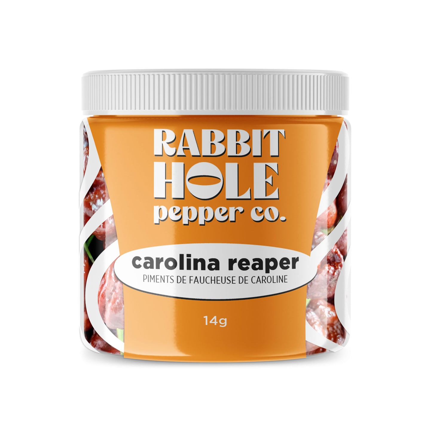 Rabbit Hole Carolina Reaper Dried Pepper Pods