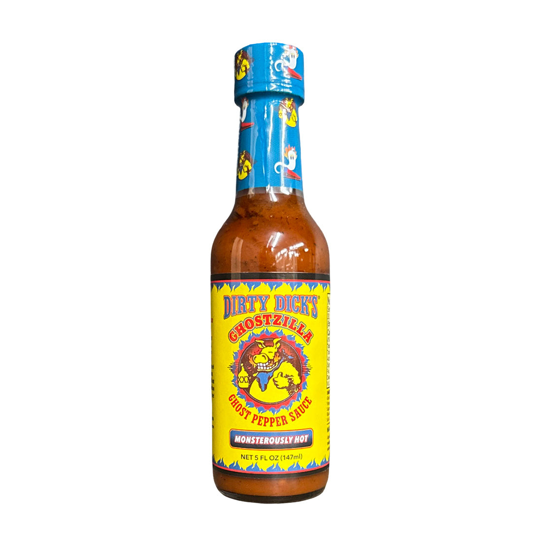 Dirty Dick's Ghostzilla Ghost Pepper Hot Sauce - LIMITED QUANTITIES