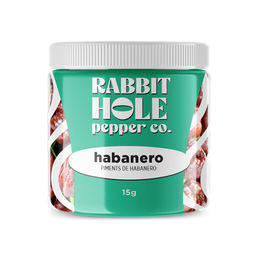 Rabbit Hole Habanero Dried Pepper Pods