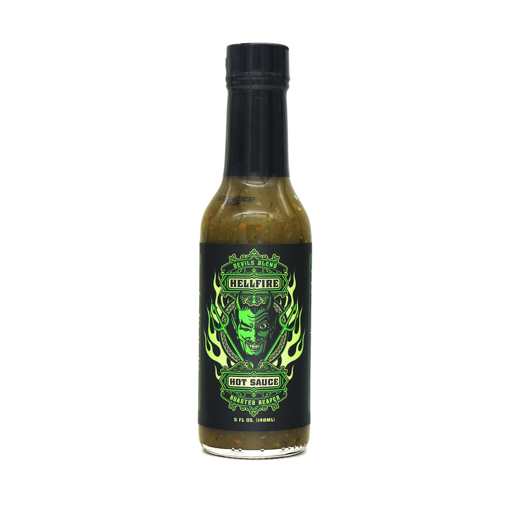 Hellfire Devil's Blend Roasted Reaper Hot Sauce (Green)