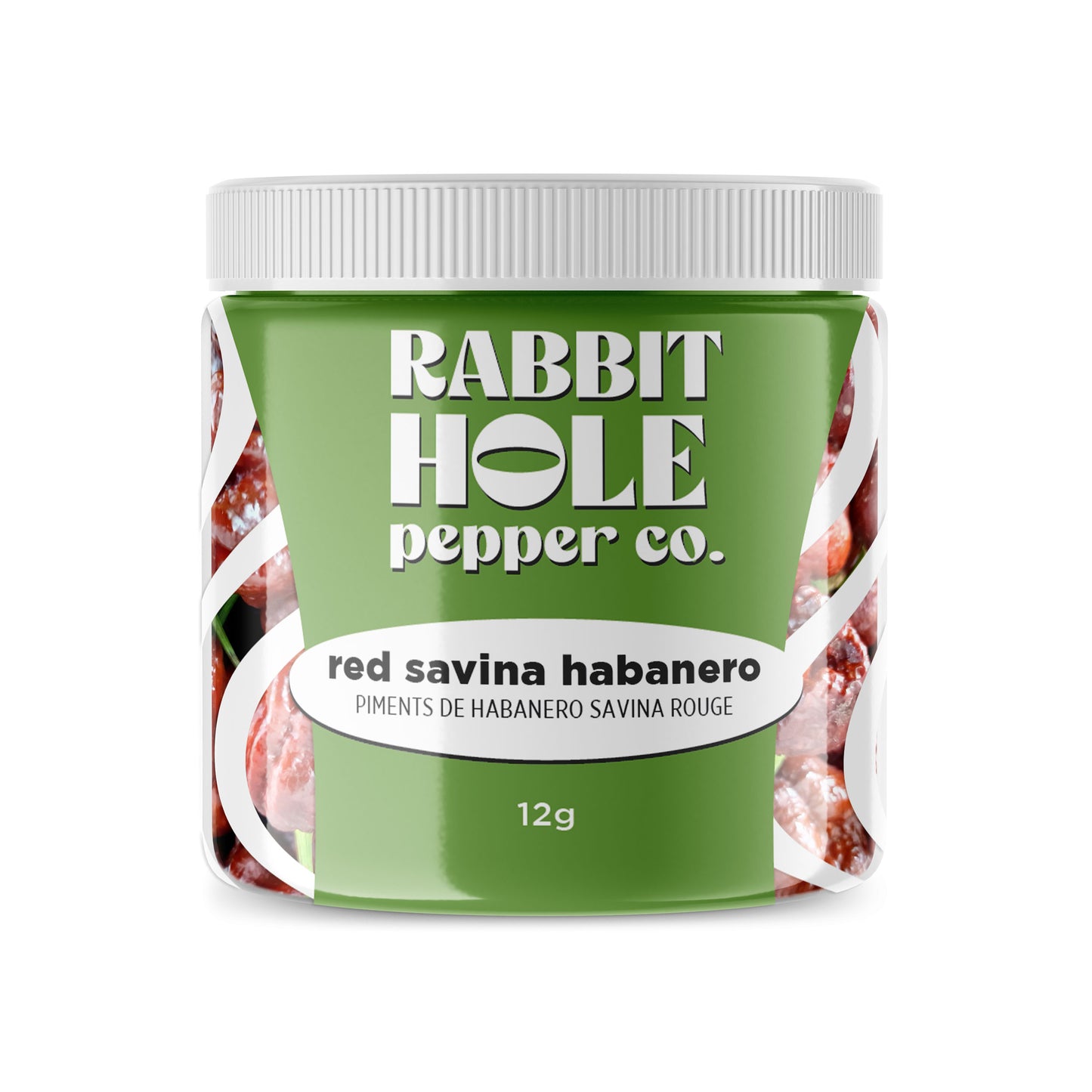 Rabbit Hole Red Savina Habanero Dried Pepper Pods