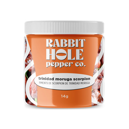 Rabbit Hole Trinidad Moruga Scorpion Dried Pepper Pods (2,000,000 SHU)