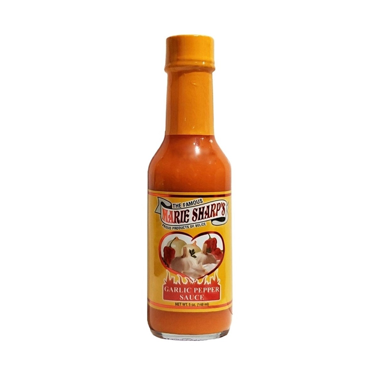 Marie Sharp's Garlic Habanero Pepper Sauce (5oz) - Lucifer's House of Heat
