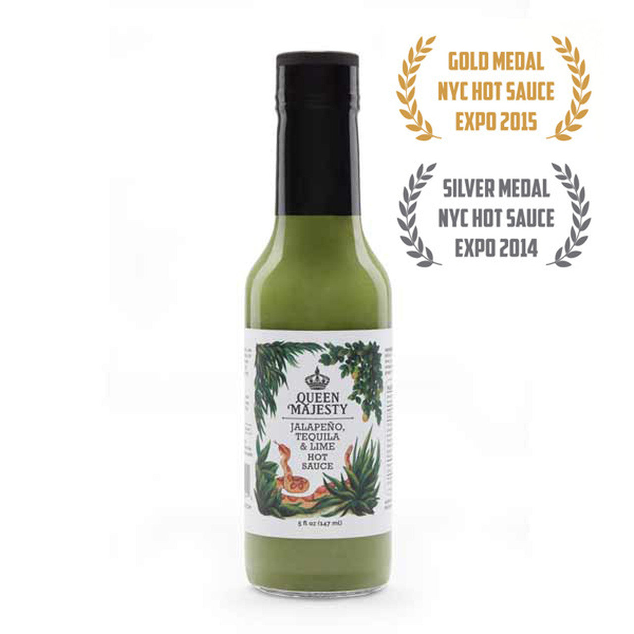 Queen Majesty Jalapeño Tequila & Lime Hot Sauce - Lucifer's House of Heat