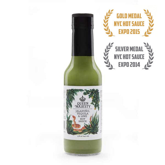Queen Majesty Jalapeño Tequila & Lime Hot Sauce - Lucifer's House of Heat