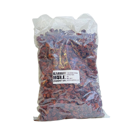 Bulk 7-Pot Brain Strain Dried Pepper Pods