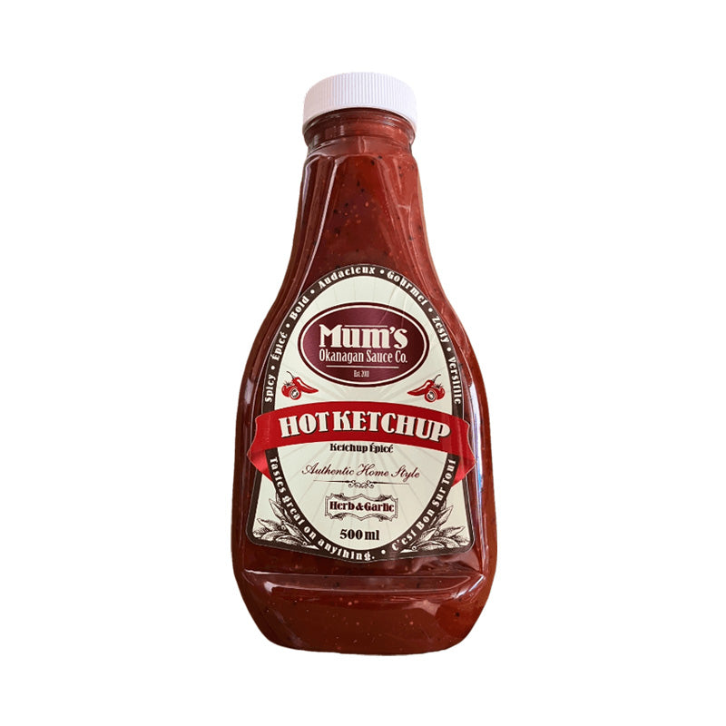 Mum's Okanagan Sauce Co. Hot Ketchup Herb & Garlic