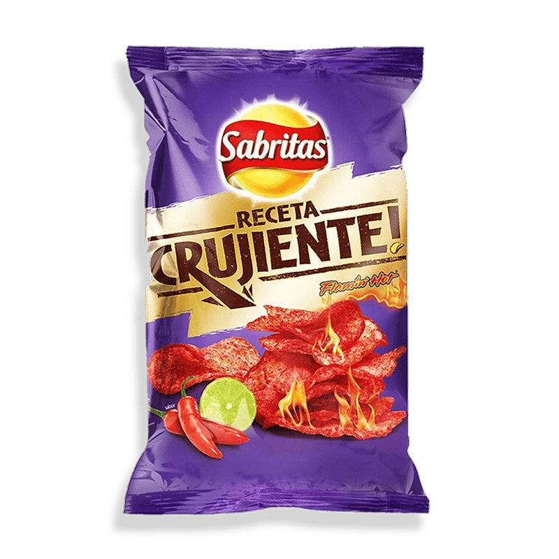 Sabritas Crujiente Flamin Hot Chips (100g)