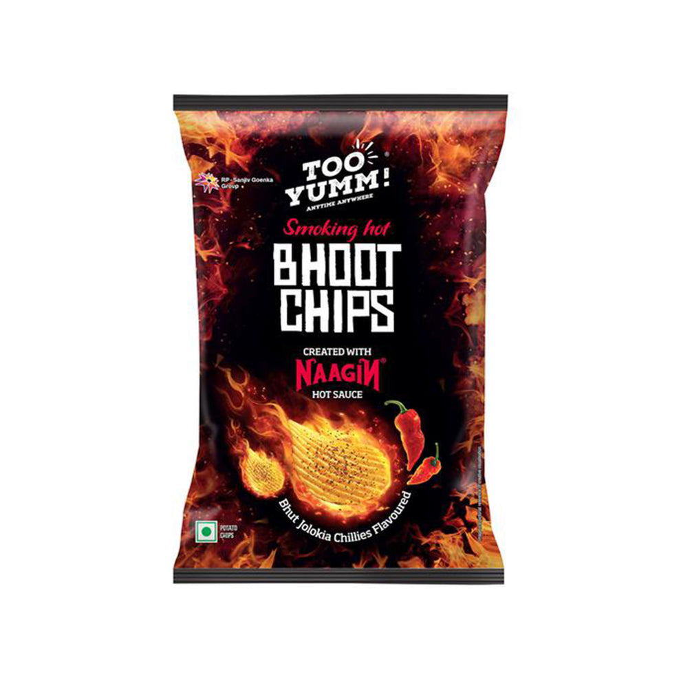 Too Yumm! Smoking Hot Bhoot Chips (45g) – Lucifer's House of Heat