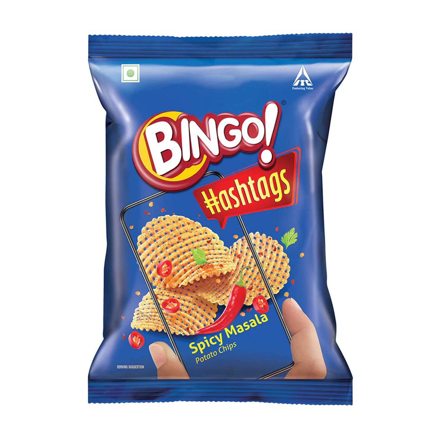 Bingo! Hashtags Spicy Masala Potato Chips (58g)