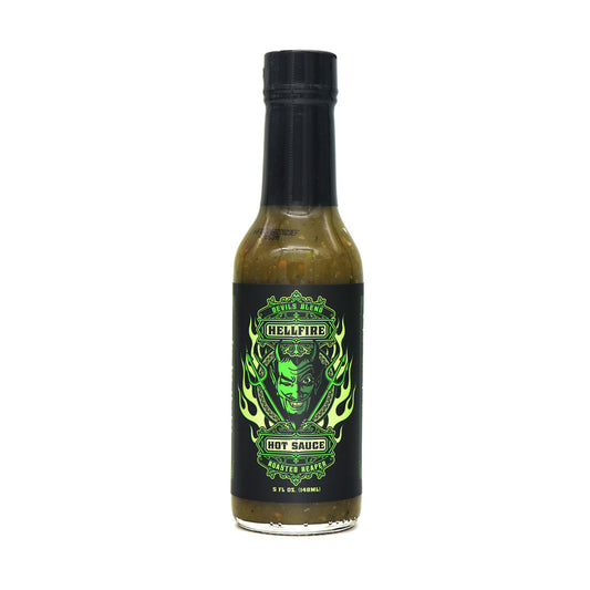 Hellfire Devil's Blend Roasted Reaper Hot Sauce (Green)