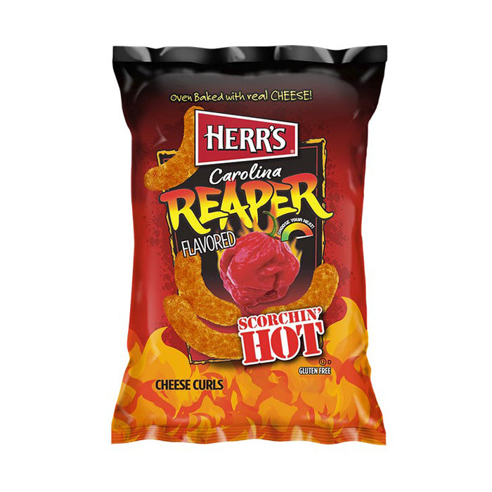 Herr's Carolina Reaper Flavoured Cheese Curls (78g)