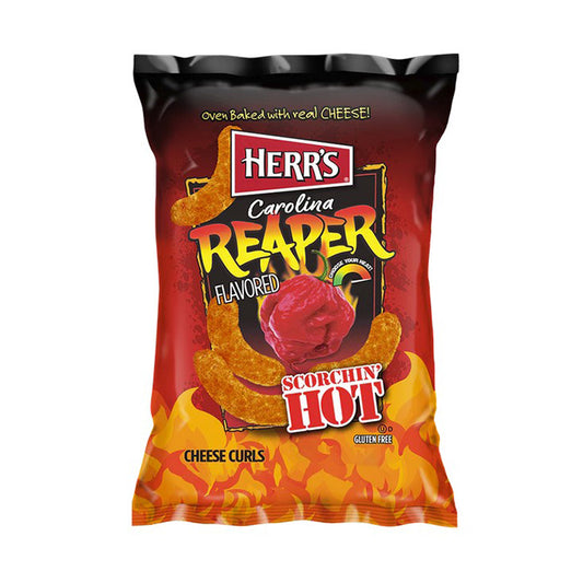 Herr's Carolina Reaper Flavoured Cheese Curls (78g)