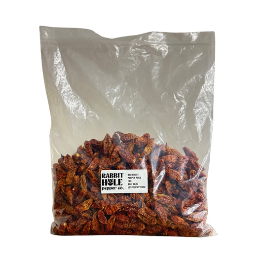 Bulk Red Ghost Pepper Dried Pepper Pods
