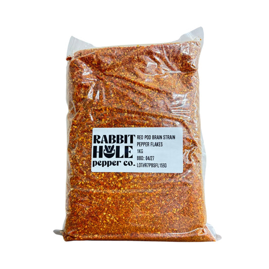 Bulk Red Pod Brain Strain Pepper Flakes
