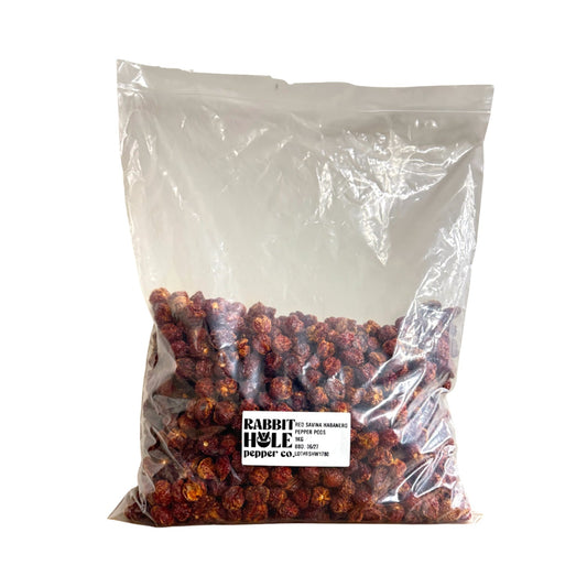 Bulk Red Savina Habanero Dried Pepper Pods
