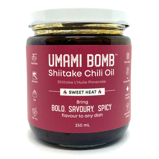 Umami Bomb Shiitake Chili Oil - Sweet Heat