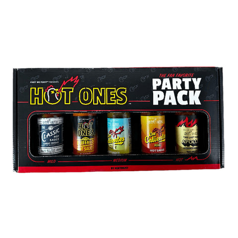 Hot Ones Hot Sauce Party Pack