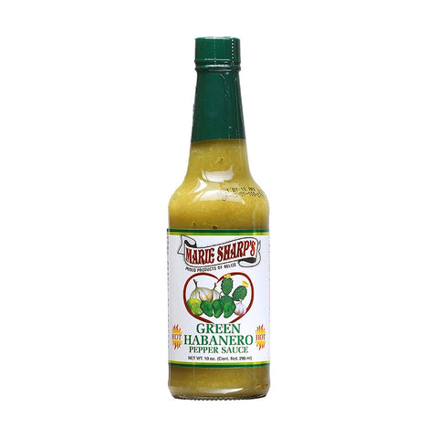 Marie Sharp's Green Habanero Nopal Prickly Pear Cactus Pepper Sauce (10oz) - Lucifer's House of Heat