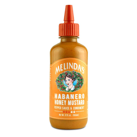 Melinda's Hot Habanero Honey Mustard Pepper Sauce - Lucifer's House of Heat