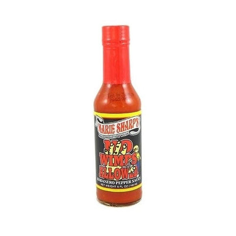Marie Sharp's NO WIMPS ALLOWED Habanero Pepper Sauce (5oz) - Lucifer's House of Heat